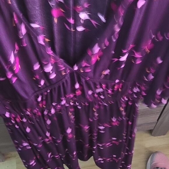 Fighting Eel Purple and Pink Mini Dress - Picture 7 of 7